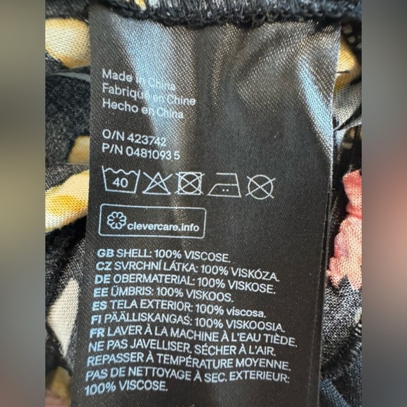 H&M Divided Floral Strapless Romper | Size 4 - Picture 5 of 5